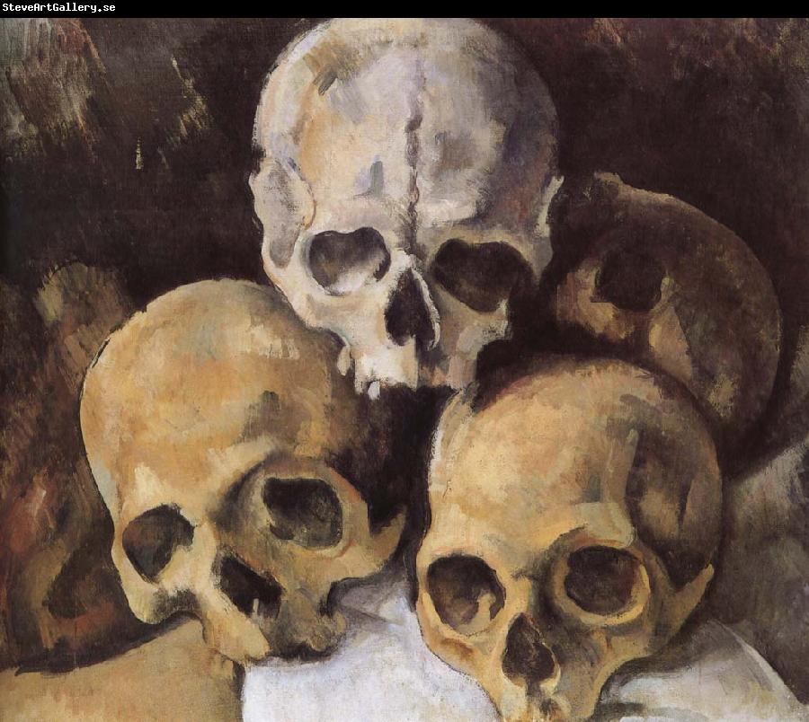 Paul Cezanne skull pyramid